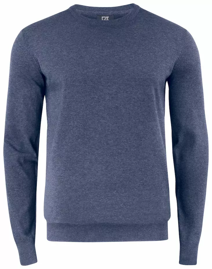 C&B Oakville Crewneck Men, Navy Melange - Cutter & Buck Vaatteet - 355416-554 - 1