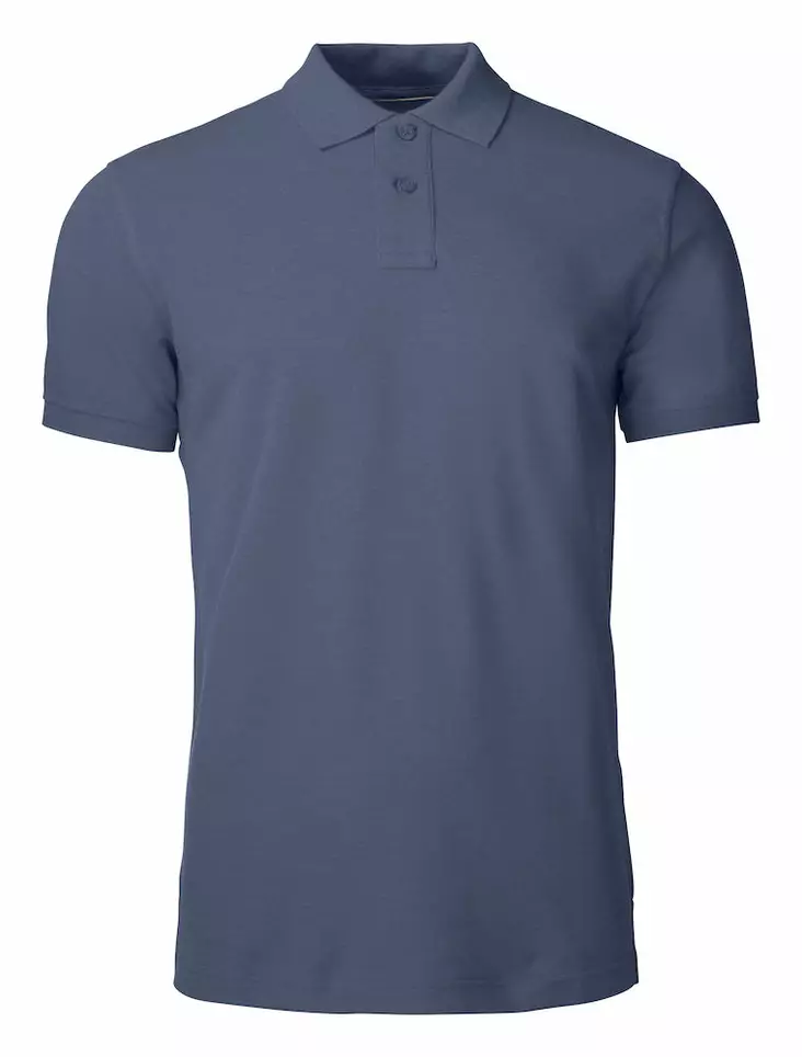 C&B Rimrock Cotton Polo Men´s, meleerattu sininen - Cutter & Buck Vaatteet - 354410-554 - 1