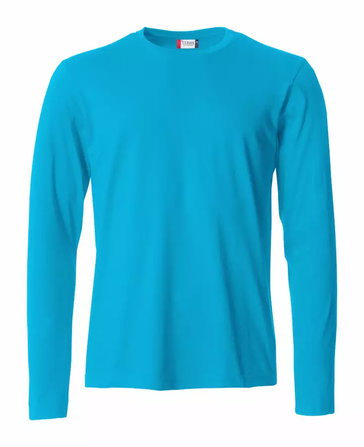 Clique Basic-T L/S, turkoosi - Clique Vaatteet - 029033-54 - 1
