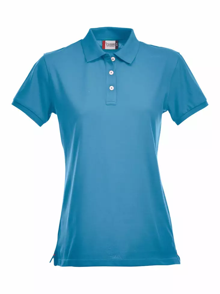 Clique Stretch Premium Polo Ladies, turkoosi - Clique Vaatteet - 028241-54 - 1