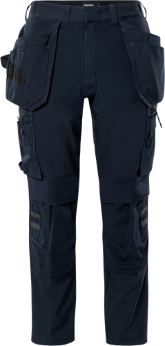 Fristads Rakentajan stretch housut naisten 2599 LWS, Navysininen - Fristads Työhousut - 133931-544 - 1