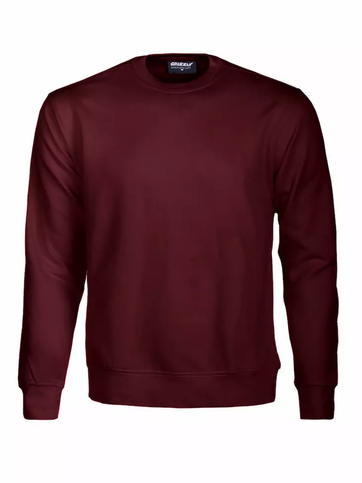 Grizzly Midland Crew, Burgundy - Grizzly Vaatteet - 150460-464 - 1