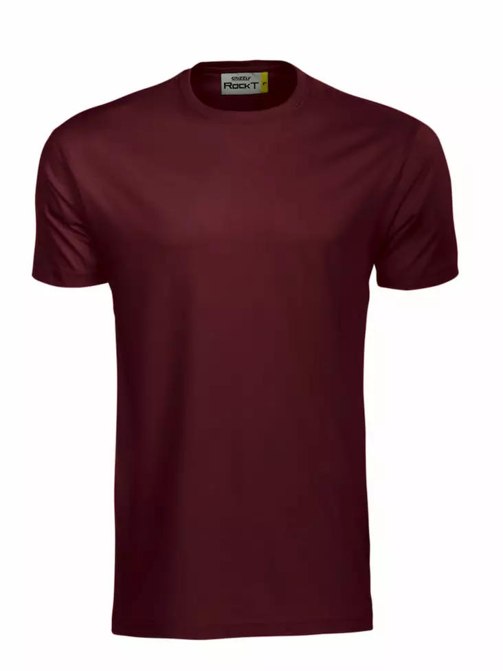 Grizzly Rock T, Burgundy - Grizzly Vaatteet - 150374-464 - 1