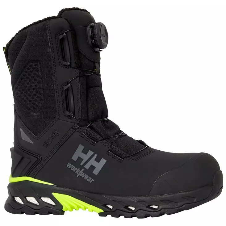 Helly Hansen Magni Evo MXR Winter Tall BOA S7S, 994 Black/dark Lime - Helly Hansen Turvakengät - 78345-994 - 1