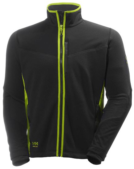 Helly Hansen Magni Fleece Jacket, Musta/Lime - Helly Hansen Työtakit - 72170-994 - 1