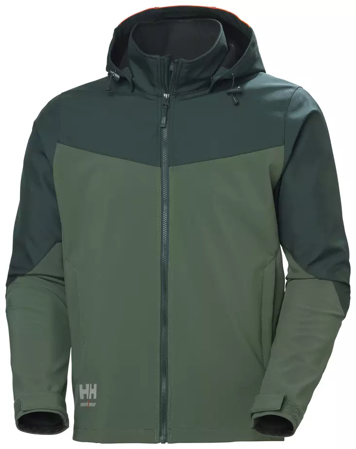 Helly Hansen Oxford H. Softs Jacket, 474 Spruce/darkest Spruce - Helly Hansen Työtakit - 74290-474 - 1