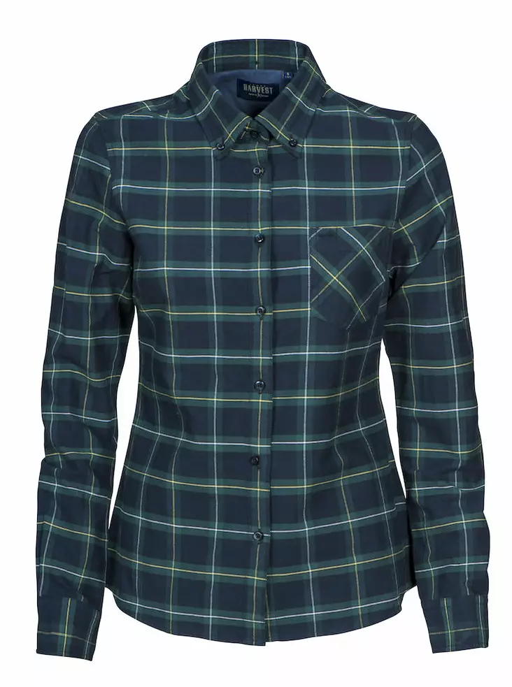 James Harvest Clemson Lady, Sininen / Vihreä - James Harvest Vaatteet - 2123024-614 - 1