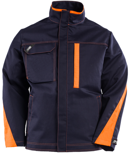 Leijona Takki Maintech hitsaus, Sininen/Oranssi - Kaikki Palosuojatut työvaatemerkit - 133073-564 - 1