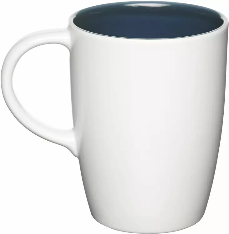 Sagaform Liberica muki iso, valkoinen/sininen sisäpinta - Koti ja Keittiö - 5015284 - 1