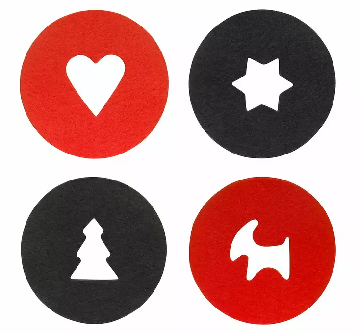 Sagaform Mukinalunen 4 kpl - Koti ja Keittiö - 5015684 - 1