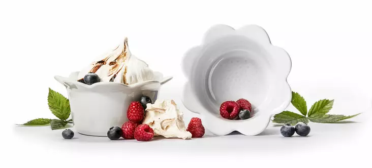 Sagaform Piccadilly uuninkestävä annosvuoka 2 kpl, valkoinen - Koti ja Keittiö - 5017724 - 1