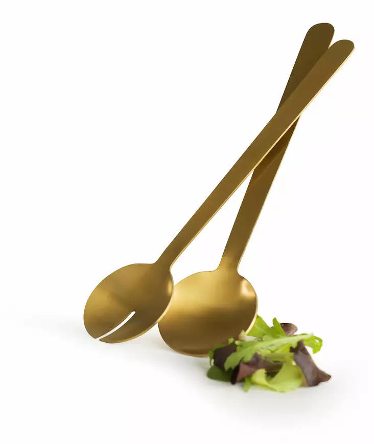 Sagaform Salaatinottimet, kulta - Koti ja Keittiö - 5017754 - 1