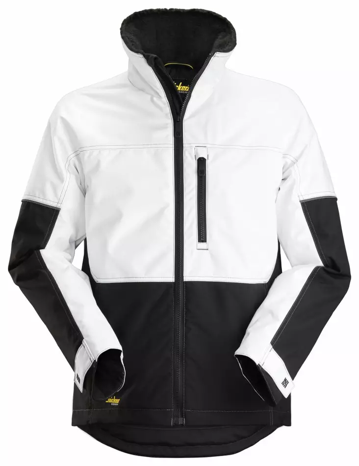 Snickers 1148 AllroundWork-talvitakki, 0904 valkoinen-musta - Snickers Työtakit - 11480904 - 1