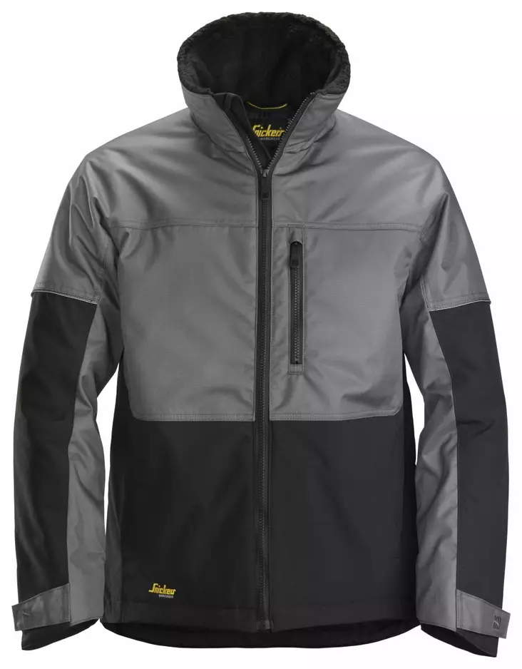 Snickers 1148 AllroundWork-talvitakki, 1804 harmaa-musta - Snickers Työtakit - 11481804 - 1