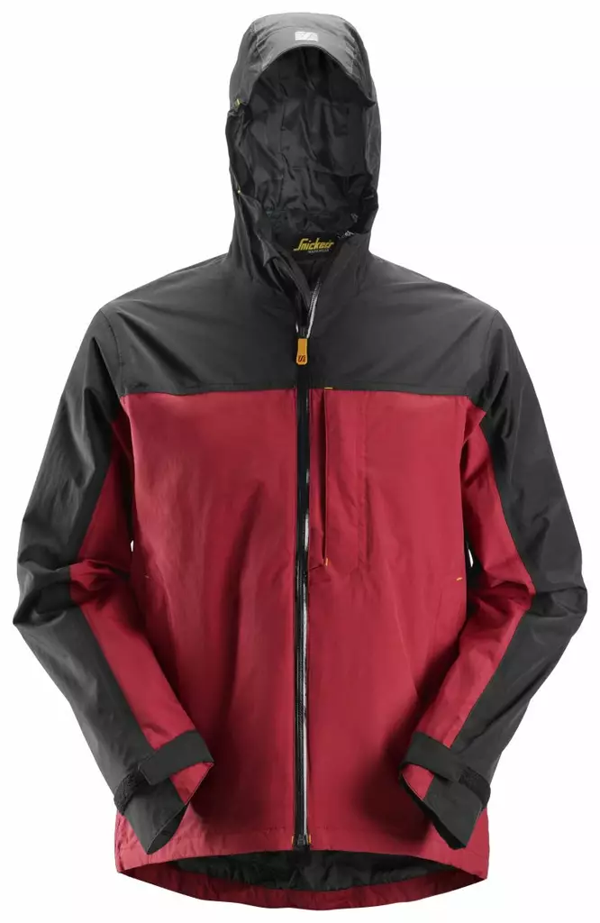 Snickers 1303 AllroundWork, vedenkestävä kuoritakki, 1604 Punainen/musta - Snickers Työtakit - 13031604 - 1