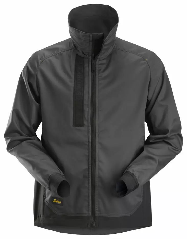 Snickers 1549 AllroundWork, Unlined Jacket, 5804 teräksenharmaa-musta - Snickers Työtakit - 15495804 - 1