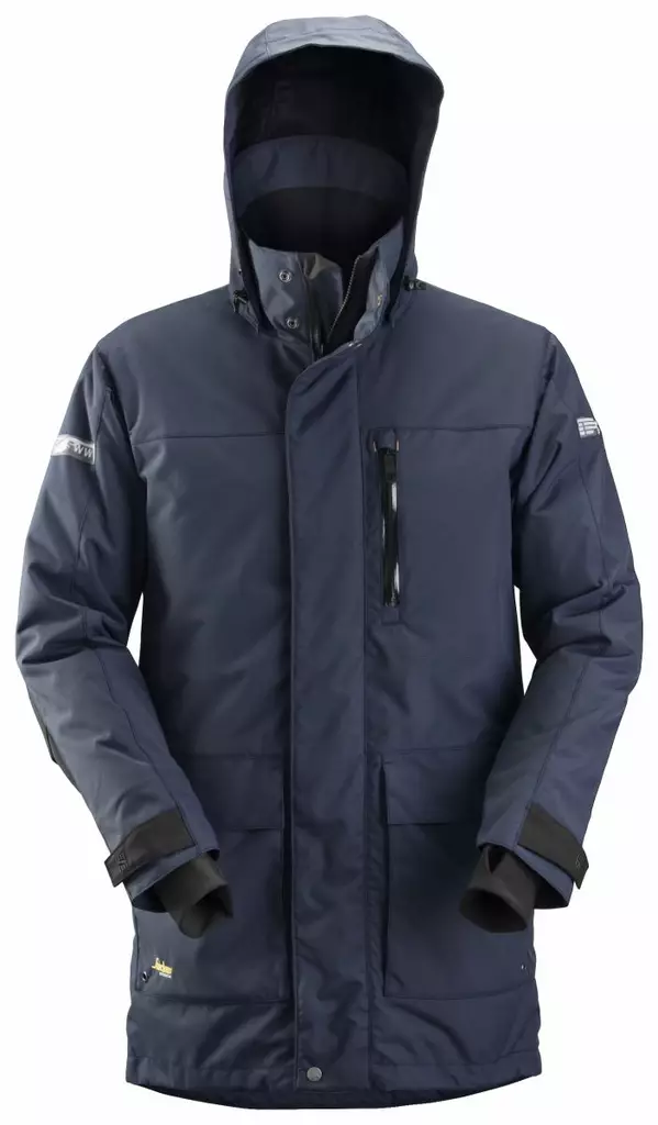 Snickers 1800 AllroundWork, vedenkestävä 37.5® parka -takki, 9504 Navy/musta - Snickers Työtakit - 18009504 - 1