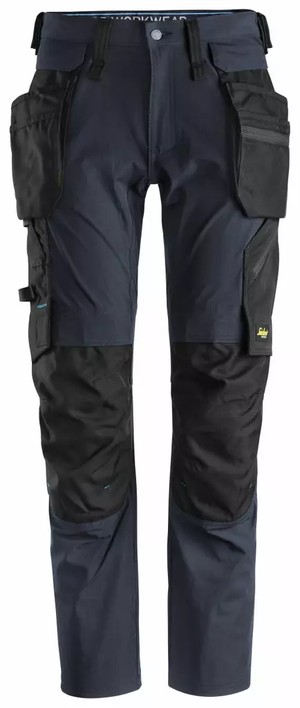 Snickers 6208 LiteWork, Trousers+ Detachable Holster Pockets, 9504 navy-musta - Snickers Työhousut - 62089504 - 1