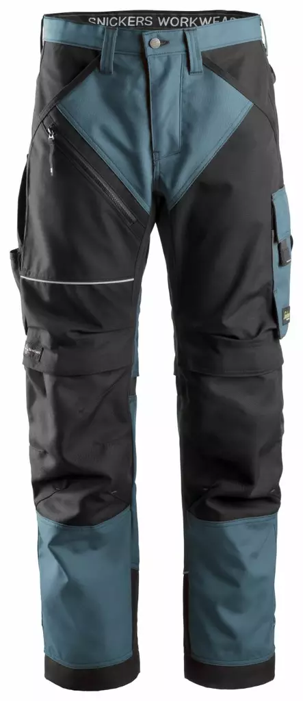 Snickers 6303 RuffWork, työhousut, 5104 Petrooli/musta - Snickers Työhousut - 63035104 - 1