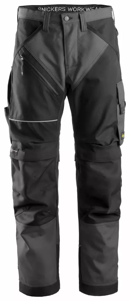 Snickers 6303 RuffWork, työhousut, 5804 Teräksenharmaa/musta - Snickers Työhousut - 63035804 - 1