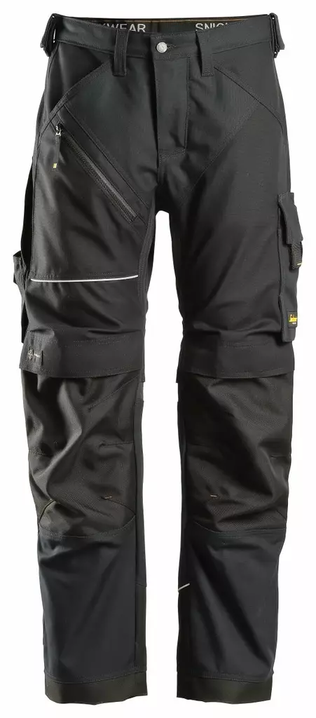 Snickers 6314 RuffWork, Canvas+ Work Trousers+, 0404 musta - Snickers Työhousut - 63140404 - 1