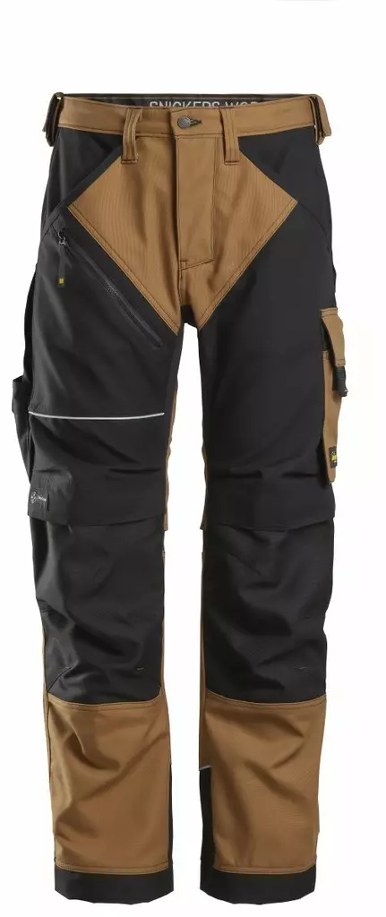Snickers 6314 RuffWork, Canvas+ Work Trousers+, 1204 ruskea-musta - Snickers Työhousut - 63141204 - 1