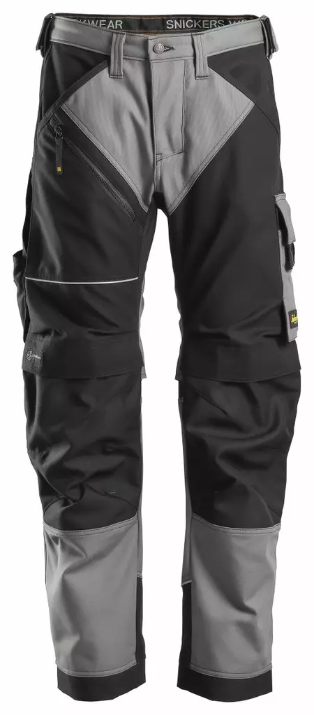 Snickers 6314 RuffWork, Canvas+ Work Trousers+, 1804 v.harmaa-musta - Snickers Työhousut - 63141804 - 1
