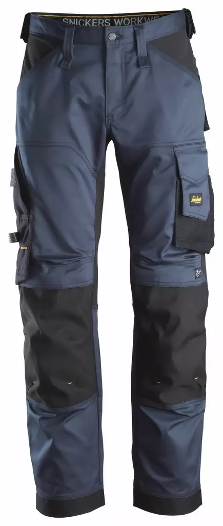 Snickers 6351 AllroundWork, Stretch Loose Fit Work Trousers, 9504 navy-musta - Snickers Työhousut - 63519504 - 1