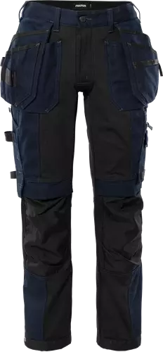 Fristads Rakentajan stretch housut naisten 2533 GCYD, Navysininen - Fristads Työhousut - 300867-544 - 1