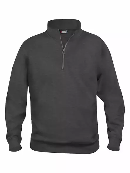 Clique Basic Half Zip, antracit melange - Clique Vaatteet - 021033-955 - 1