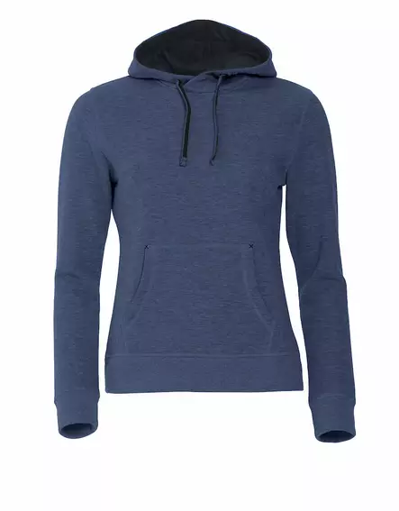 Clique Classic Hoody Ladies, Blue Melange - Clique Vaatteet - 021042-565 - 1