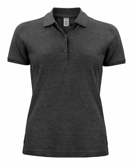 Clique Classic OC Polo Women, Meleerattu Antrasiitti - Clique Vaatteet - 028265-955 - 1
