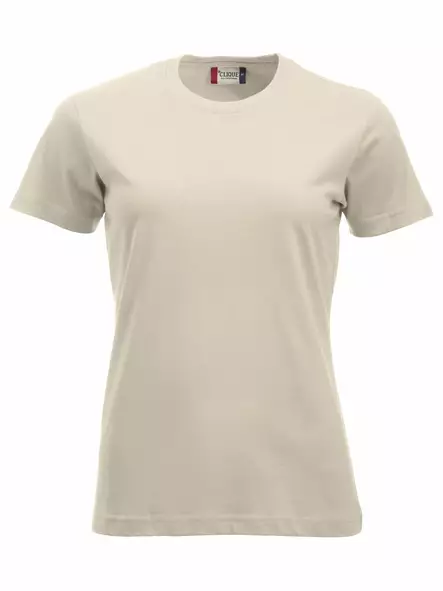 Clique New Classic-T Ladies, Vaaleankhaki - Clique Vaatteet - 029361-815 - 1