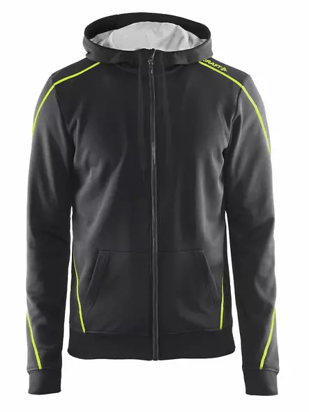 Craft In-the-zone Full Zip Hood M, Asphalt - Craft Vaatteet - 1904156-2995 - 1