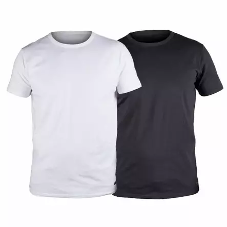 Dunderdon DW300535 T5 T-paita 2kpl/pkt, Musta+Valkoinen - Työpaidat - DW300535 - 1