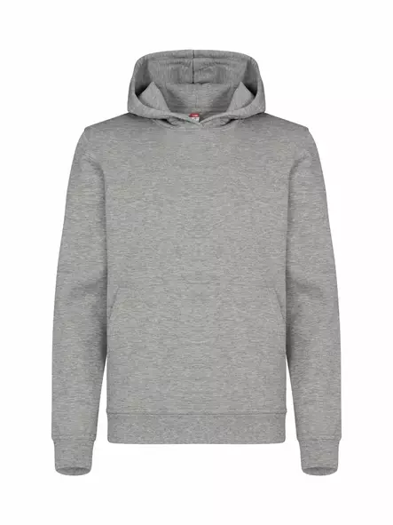 Clique Miami Hoody Junior, Meleerattu harmaa - Clique Vaatteet - 0201021-95 - 1
