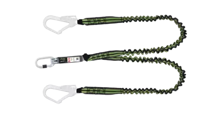 Kratos HOPE Forked energy absorbing expandable lanyard 1.50 mtr with connectors FA 50 101 17 and FA 50 207 55 - Kratos putoamissuojaimet - FA3080015 - 1