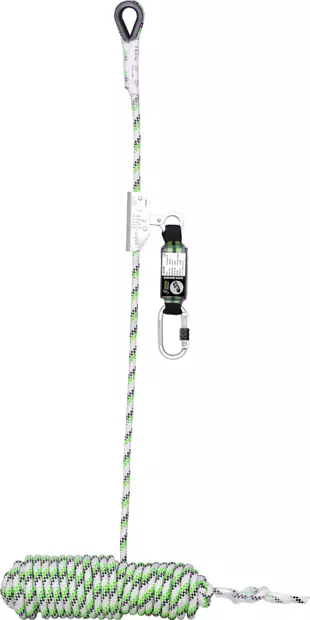 Kratos NIRO, Fall Arrester on kernmantle rope 15 m with energy absorber - Kratos putoamissuojaimet - FA2010215 - 1