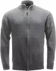 C&B Blakely Knitted Full Zip, Meleerattu harmaa - Cutter & Buck Vaatteet - 355410-95 - 1