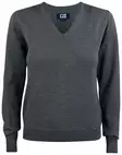 C&B Everett V-neck Ladies, Anthracite melange - Cutter & Buck Vaatteet - 355431-955 - 1