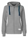 C&B Twisp Hood FZ Ladies, meleerattu harmaa - Cutter & Buck Vaatteet - 358407-95 - 1