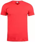 Clique Basic-T V-neck, punainen - Clique Vaatteet - 029035-35 - 1