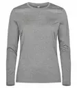 Clique Basic Active-T LS Lady, Grey Melange - Clique Vaatteet - 029041-95 - 1
