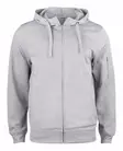 Clique Basic Active Hoody Full Zip, meleerattu harmaa - Clique Vaatteet - 021014-95 - 1