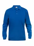 Clique Basic Polo L/S Junior, keskisininen - Clique Vaatteet - 028233-55 - 1