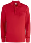 Clique Basic Polo LS Pocket, punainen - Clique Vaatteet - 028235-35 - 1