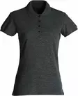 Clique Basic Polo Ladies, meleerattu antrasiitti - Clique Vaatteet - 028231-955 - 1