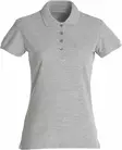 Clique Basic Polo Ladies, meleerattu harmaa - Clique Vaatteet - 028231-95 - 1