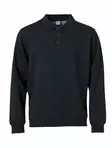 Clique Basic Polo Sweater, meleerattu antrasiitti - Clique Vaatteet - 021032-955 - 1