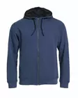 Clique Classic Hoody Full Zip, Blue Melange - Clique Vaatteet - 021044-565 - 1